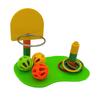 Multi-Piece Set Bird Puzzle Toy Colorful Ring Parrot Toy Bird Training Toy  For Conure
