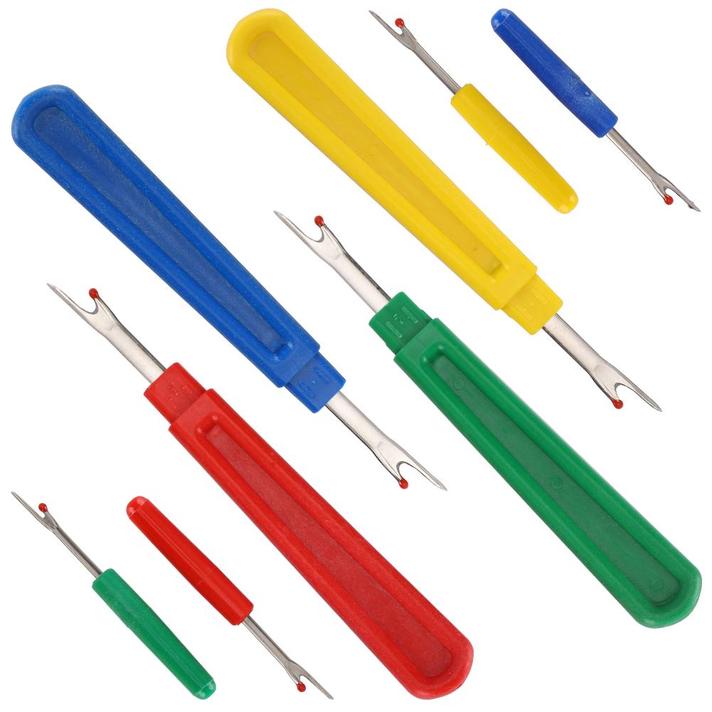 8Pcs Seam Ripper Hand Sewing Cross Stitch DIY Tool Color Handle Stitch Ripper Small Medium