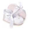 Dívčí princeznovské boty pro batolata Protiskluzové ploché s měkkou bavlněnou podrážkou Stuha Květina Kojenecké Narozeniny První kroky
