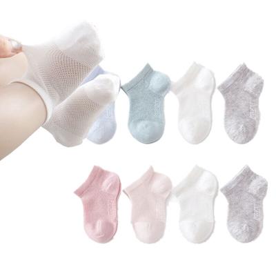 3 paare/beutel Mesh Atmungsaktive Socken für Baby Sommer Herbst Dünne Art Säuglingssocken Stretch Elastische Casuals Basics Netze Socken Panel