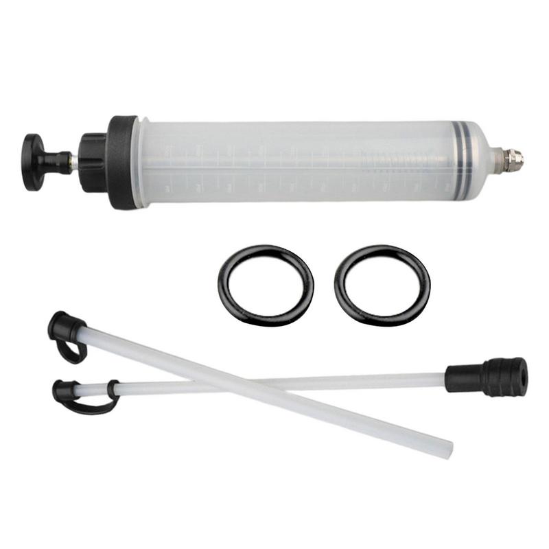 Car Brake Fluid Oil Extractor Auto Oil Change Syringe With Hose Manual Fuel Suction Filler Fluid Oil Change Evacuator Pump 1pc