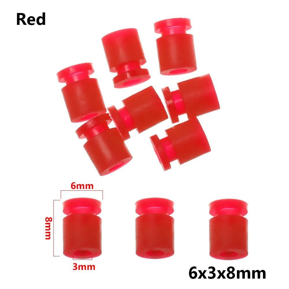 10pcs 8*6*3mm Rubber Damper Balls Silicone Silencer For F4 F7 Flight Controller/FPV Quadcopter