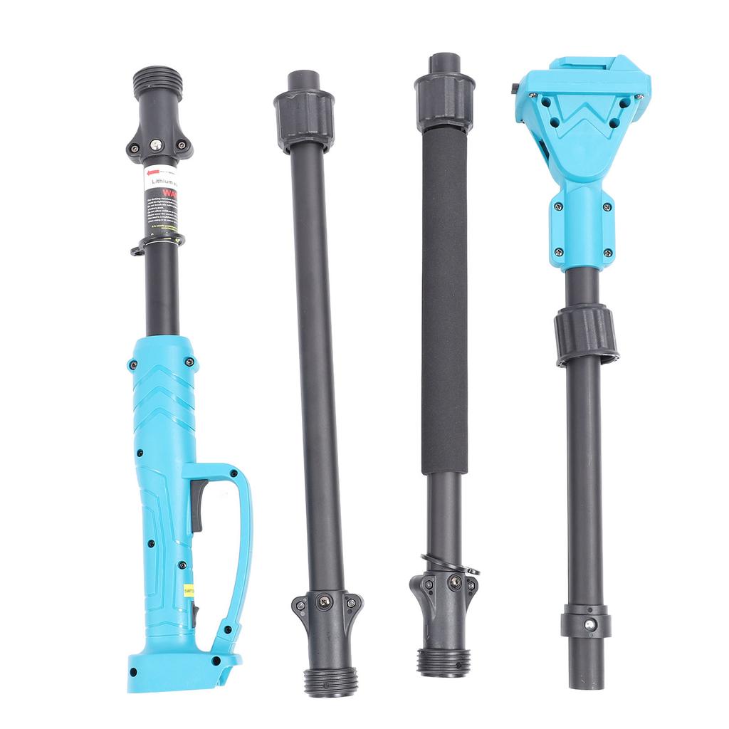Electric Pruning Extension Pole High Branch Pruner Shears Telescoping Rod 4 Sections with Storage Bag 6.56ft 2meter Blue