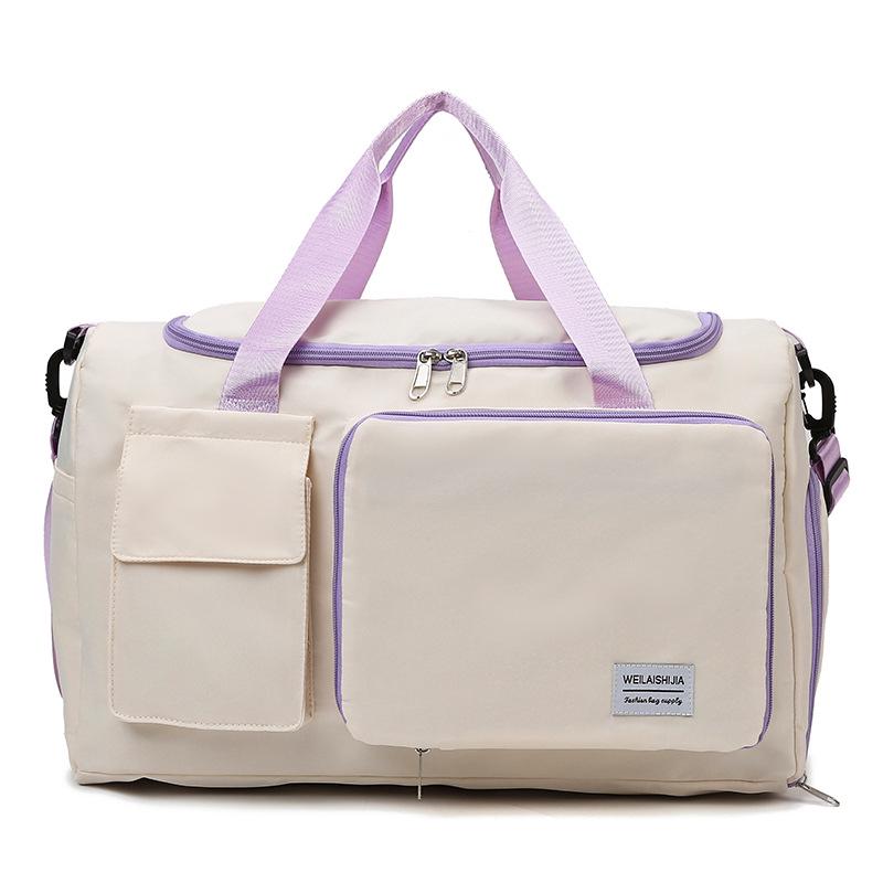 Wielofunkcyjna, składana torba na jogę i fitness z przegrodą mokrą/suchą dla kobiet i mężczyzn