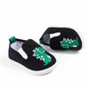 Eva Spring Dinosaur Canvas Shoes – Toddler Slip-On with Double Velcro and Soft Sole