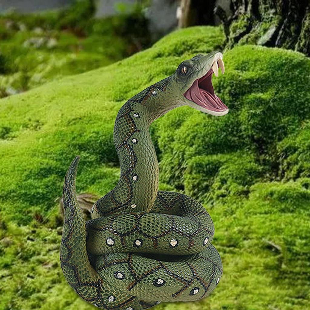 Toy Animal Figurine Python Toys Tricky Creepy Scary Jokes Artifical
