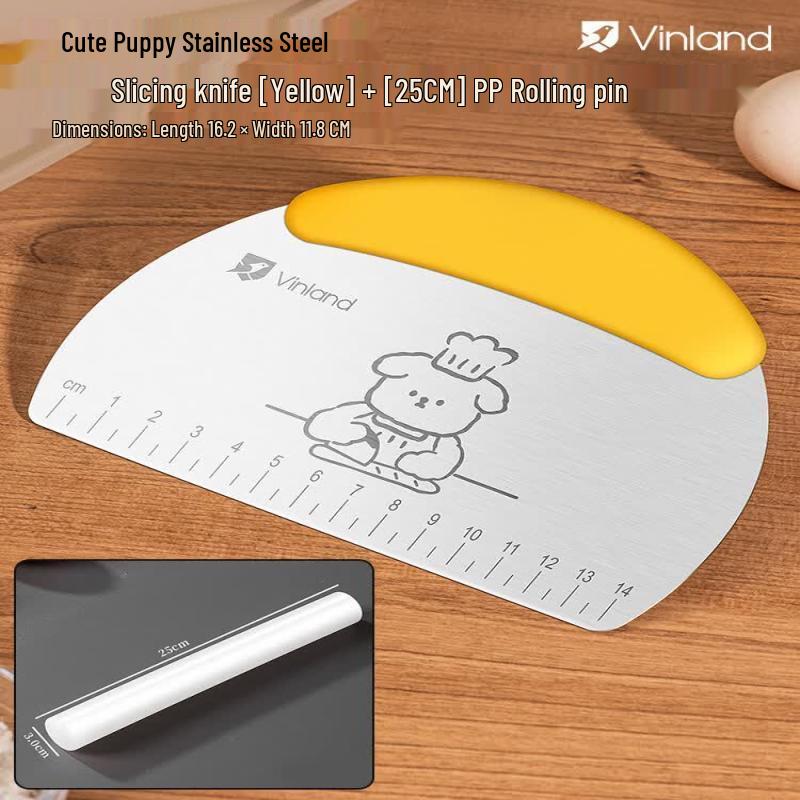Food-Grade Baking Dough Scraper and Cutter