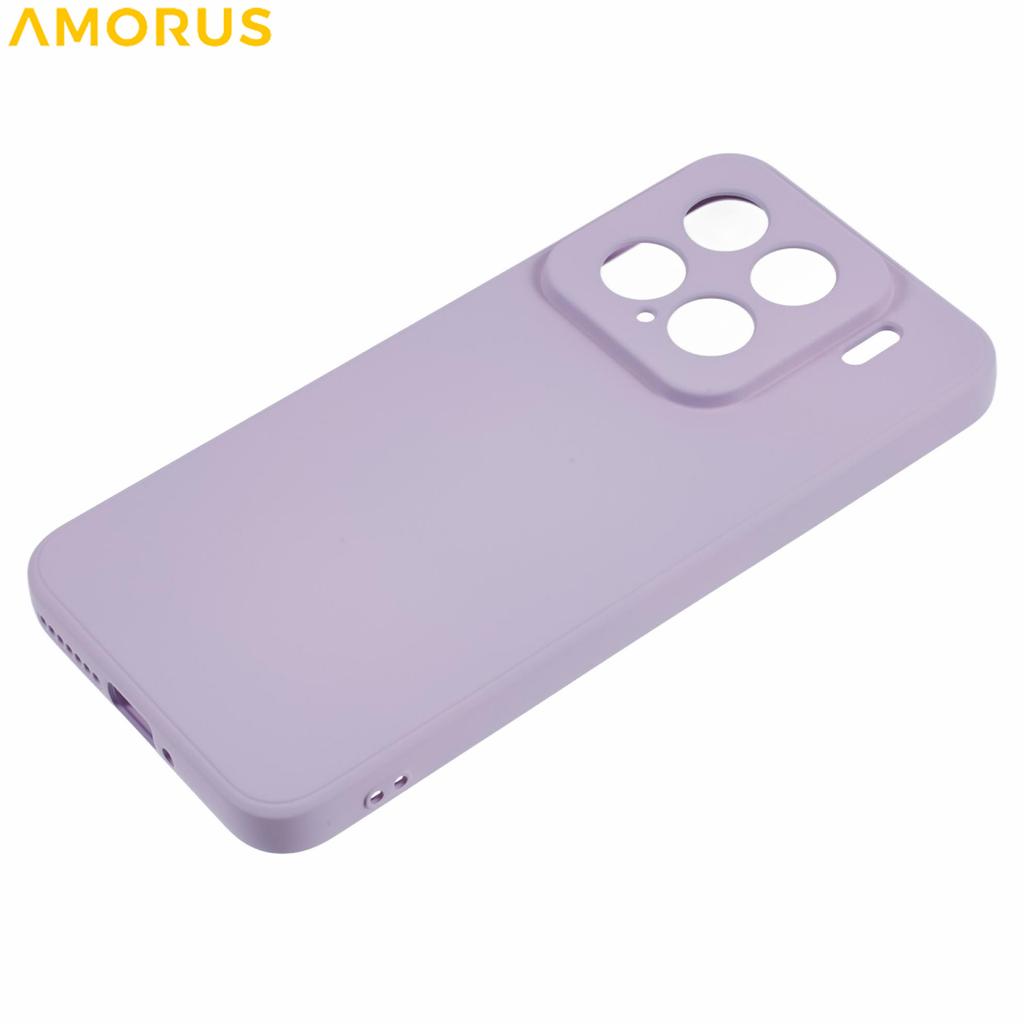 AMORUS For Xiaomi 15 Case Precise Cutouts TPU Fiber Lining Shockproof Phone Cover
