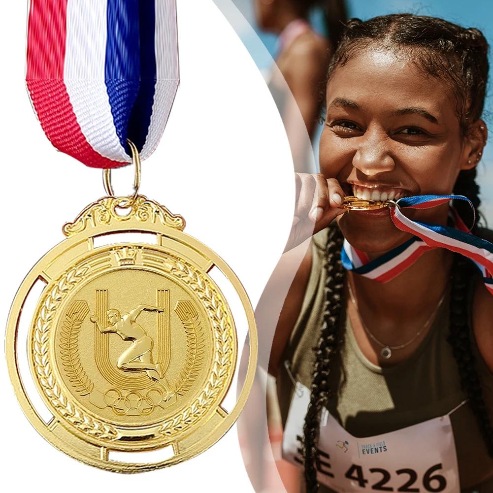 2 in Medal Kids Golden Winner Awards Medal Gold Silver Bronze Prize Gold Silver Bronze Award Medal for Competitions Party
