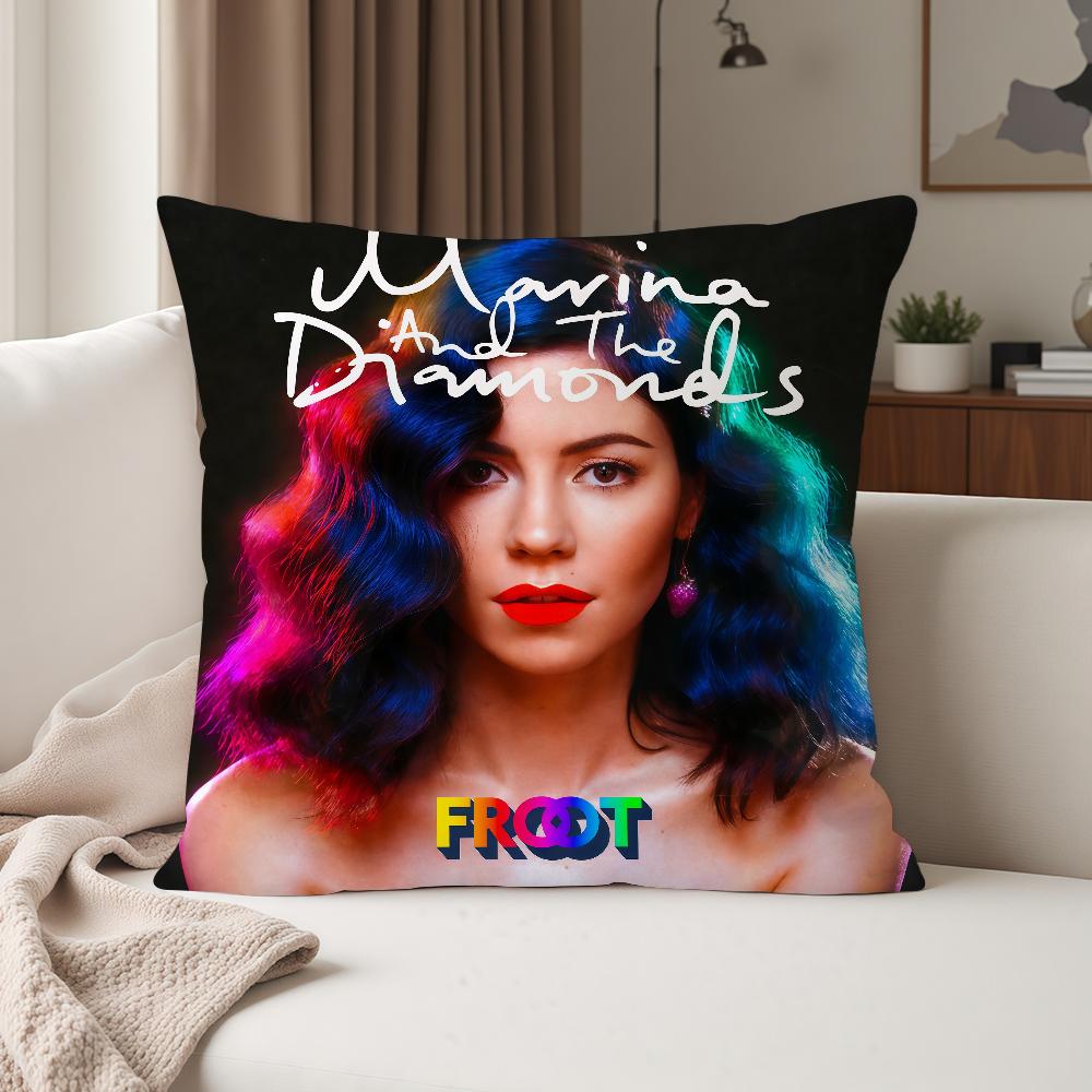 Singer MMarina Princess Of Power Pillow Case Suitable For Bedrooms Living Rooms Cars Home Decoration