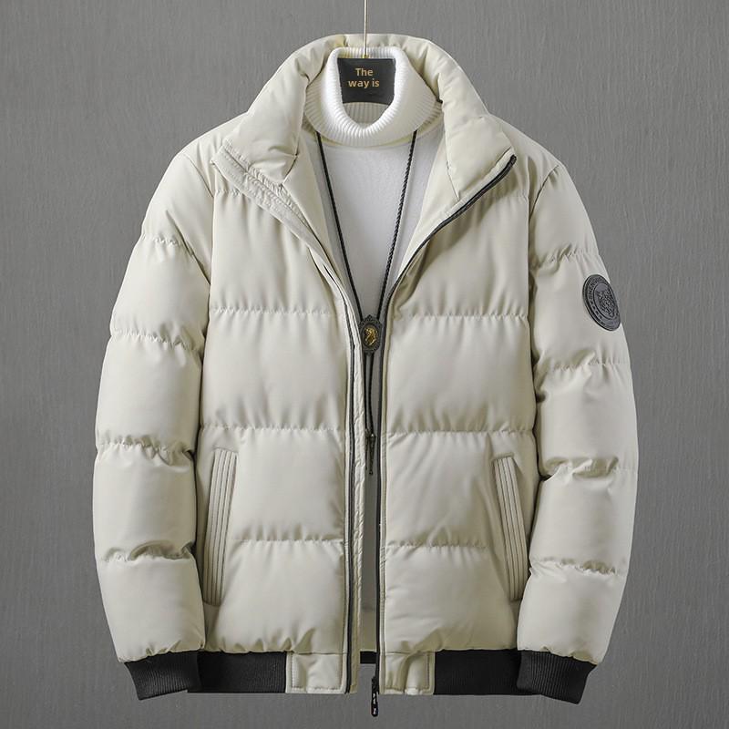 Men's 2023 Winter Cotton-Padded Jacket: Trendy Korean Slim Fit, Thickened for Warmth