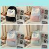 Girls Japanese Dot Pattern Backpack With Nylon Material For School And Campus Use