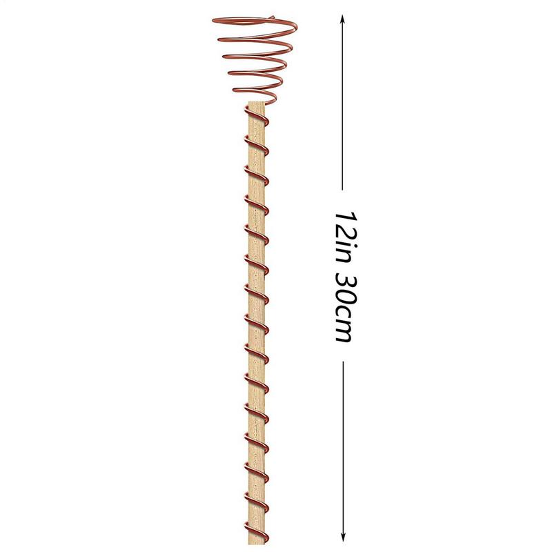 6 Pezzi Pali da Giardino in Rame Pali Elettrocoltura per Piante Bobine di Rame per Giardinaggio Antenne per la Coltivazione di Piante da Giardino e Ortaggi