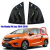 Für Honda Jazz Fit 2014 2015 2016 - ABS-Kunststoff Heckfenster Vierteljalousie Abdeckung Seitenlüftung Verkleidung Auto Klebe Zubehör