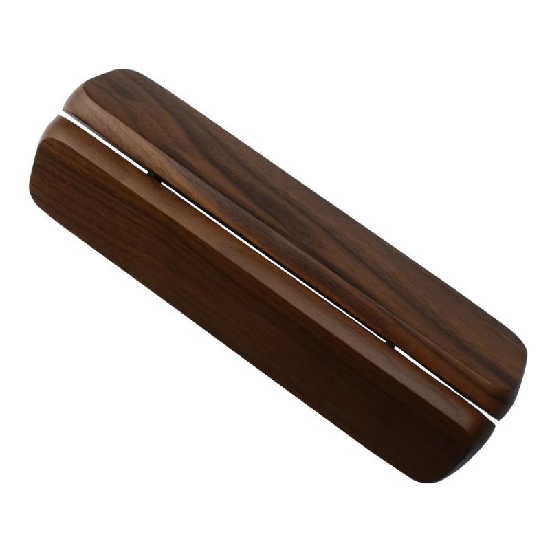 1 Stück Holz Klapp-Stifteetui Geschenkbox Set - Umweltfreundlicher Schreibtisch-Organizer für Business, Bürobedarf mit Magnetverschluss