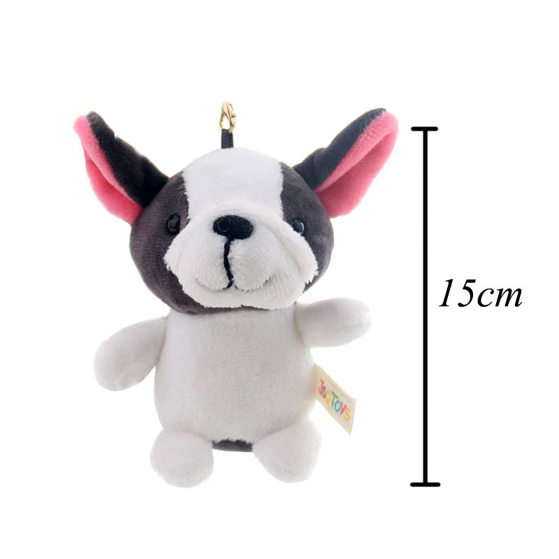 Cute Cartoon Animal Plush Keychain 15Cm Turtle Elephant Tiger Lion Hippo Raccoon Bulldog Bulldog Cat Penguin Monkey Plush Toy
