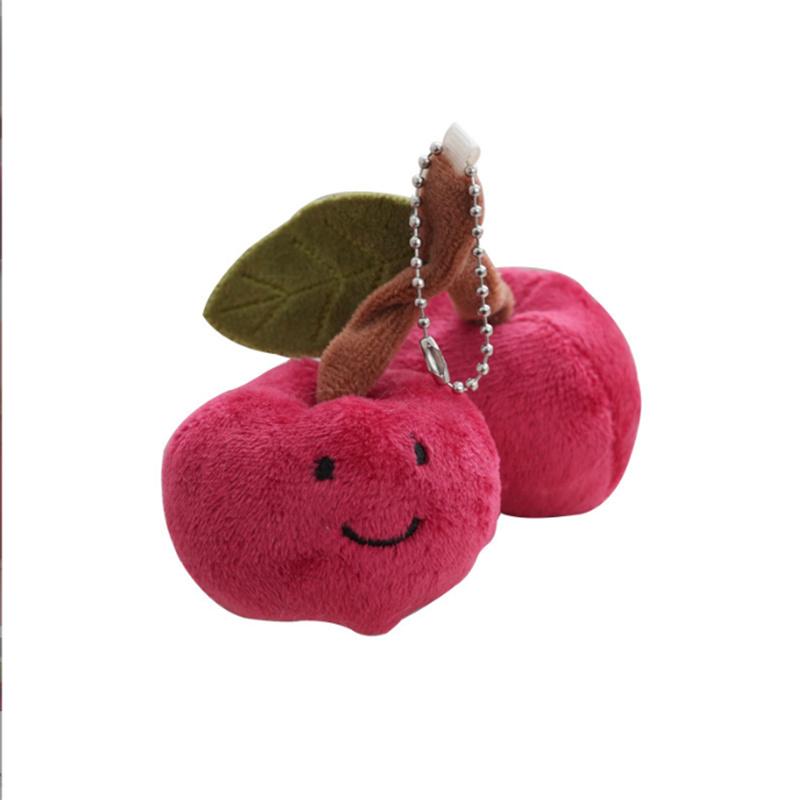 Lustiger Niedlicher Kirsch Plüsch Schlüsselanhänger Paar Puppe 10cm Rucksack Anhänger Mock Obst Dekoration Geschenk Ideal Für Paare 11cm-30cm brown