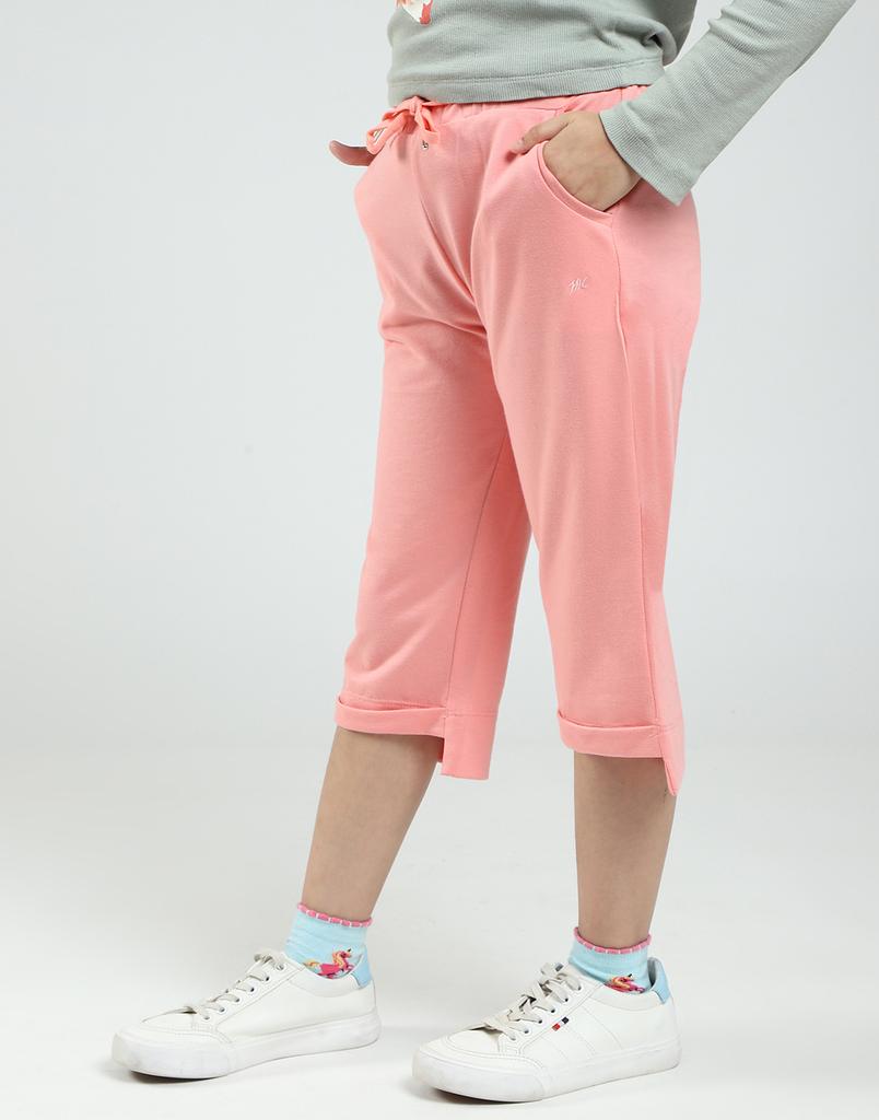 MONTE CARLO Girls Solid Regular Fit Capri
