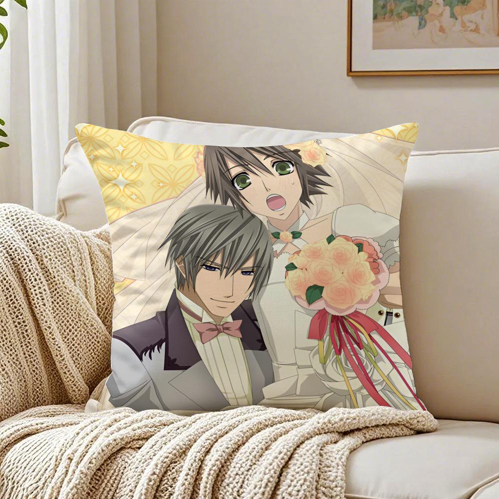 Simple fashion icon JJunjou Romantica Cushion Cover Linen Pillowcase Soft for Sofa Bed Home Room Decor