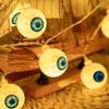 Outdoor Halloween LED Ghost Eye Ball Flashing String Lights for Decoration