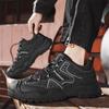 Male Non-Slip Outdoor Sneakers New Leather Treking Footwear for Men Casual Hiking Shoes Travel Climbing Camping Trainers