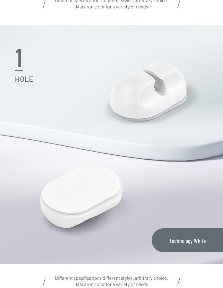 Self-Adhesive Desktop Cable Organizer and Protector for Charging, Mouse, and Earphone Wires