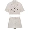 Fashion Style Summer New Arrival Fashion Trendy Women's Clothing Stylish Linen Short Suit Outwear 7901381 711