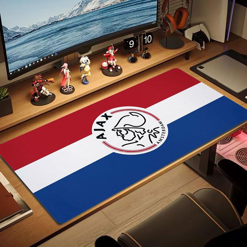 AFC Ajax Large Size Mouse Pad Large Gaming Table Cushion Non-slip Laptop Tablet Big Mousepad XXL Mat Mini PC Playmat With Lock Edge