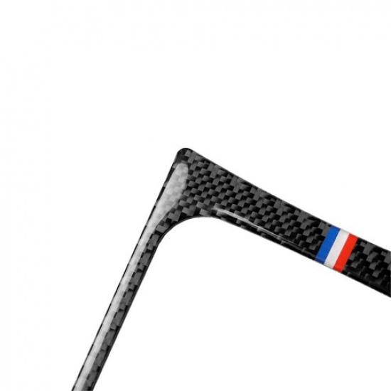 3×For Ford Mustang 2015- Carbon Fiber Gear Shift Panel Decor Trim Sticker-W