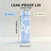 1PC Soft Woman Face Minimal Sketch Print 750ml Color Plastic Sports Water Bottle Leakproof Flip Straw Lid Suitable for Sports Office Home Use
