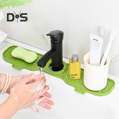 Drain Pad Easy To Clean Anti-splash Quick-drying Stain-resistant Reusable Silicone Faucet Drainage Mat