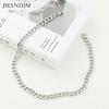 Cuban chain new personalized hip-hop fashion versatile titanium steel women's bracelet