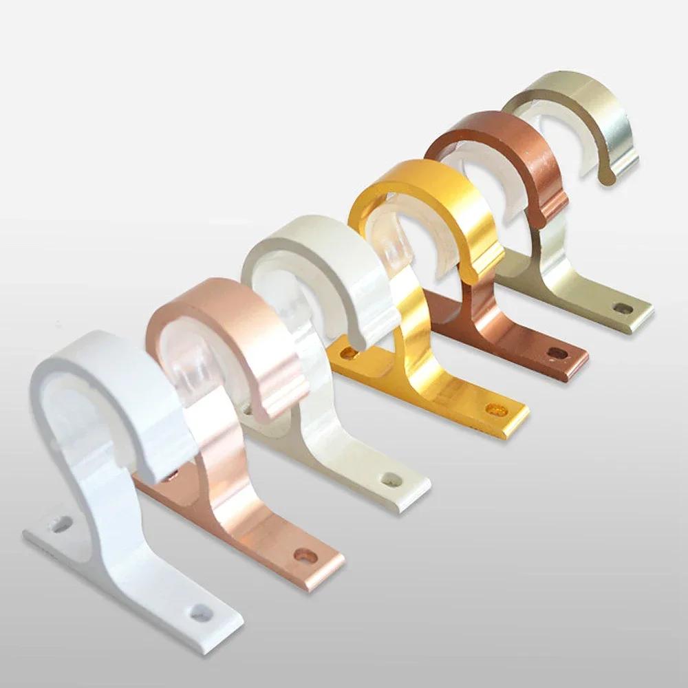Starke Vorhanghalterung Römische Stange Aluminiumlegierung Kleiderstangenhalterung Zuhause Badezimmer Wandhaken Dekorative Accessoires