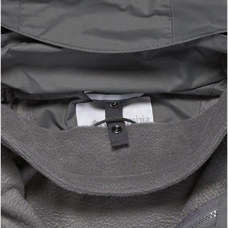 Columbia Bugaboo 3-In-1 Waterproof Windproof Fleece Comfortable Hooded Long Sleeve Jacket Men jackets Gray XE8625-023