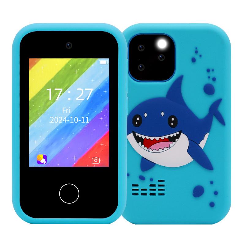 Einhorn Dual-Kamera Pädagogisches Touchscreen-Telefon für Kinder - Frühes Lernen und Weihnachts-Edition