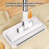 Lazy Mop Stainless Steel Ergonomic Handle Floor Scrubber Mop with 2 Absorbent Velvet Clothes Floor Cleaner