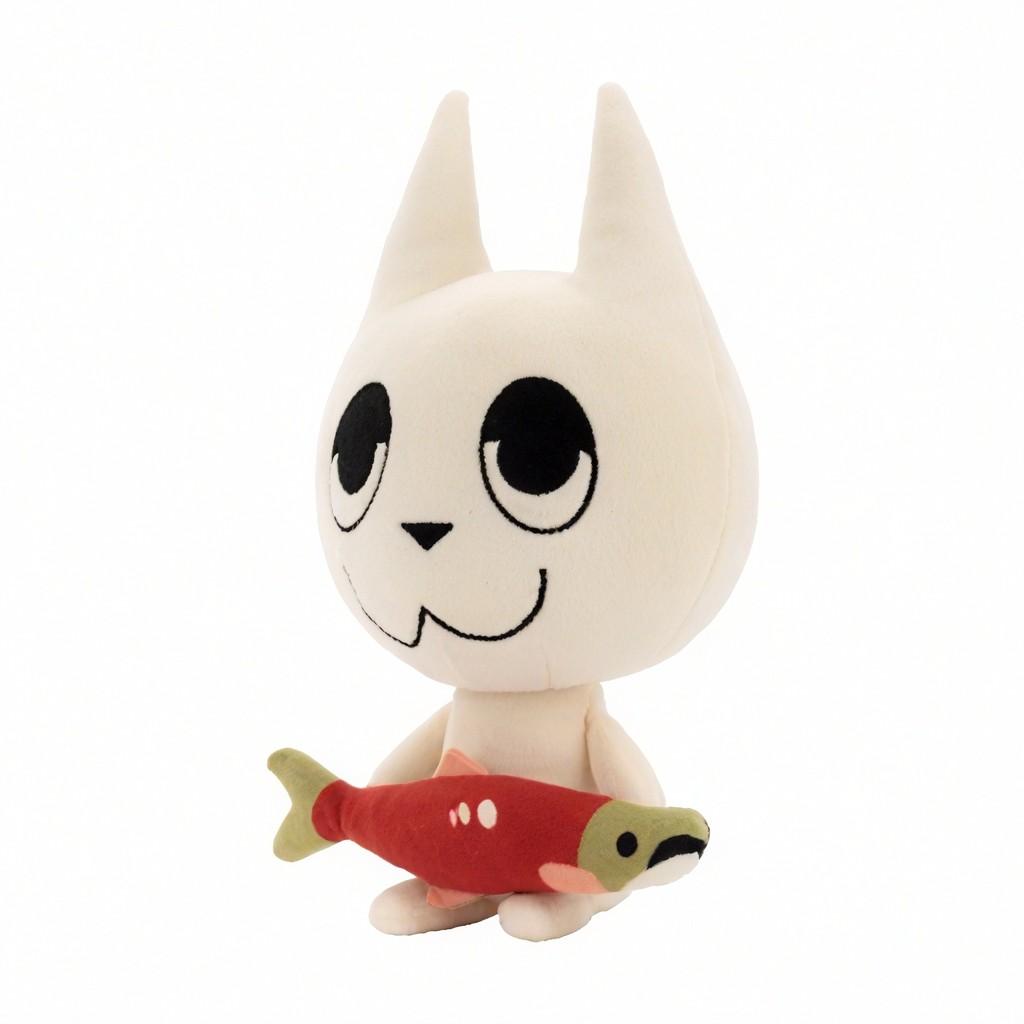 Kitty Webfishing Cute Plush Charming Cat With Fish In Mouth Design Animation