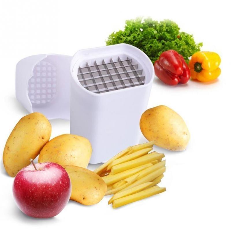 New New Kitchen Fries One Step French Fry Cutter Potato Vegetable Fruit Slicer Tool