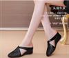 Hollow slope heel versatile soft bottom slippers women's 2025 new spring and summer women's outer wear slippers bag head slippers half drag
