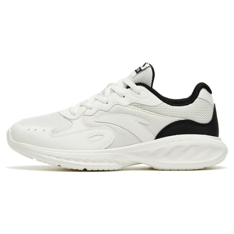 Anta Nebula Anti Slip Wear Resistant Low Top Casual Running Shoes Women s White Black Sneakers 922325571-4 36