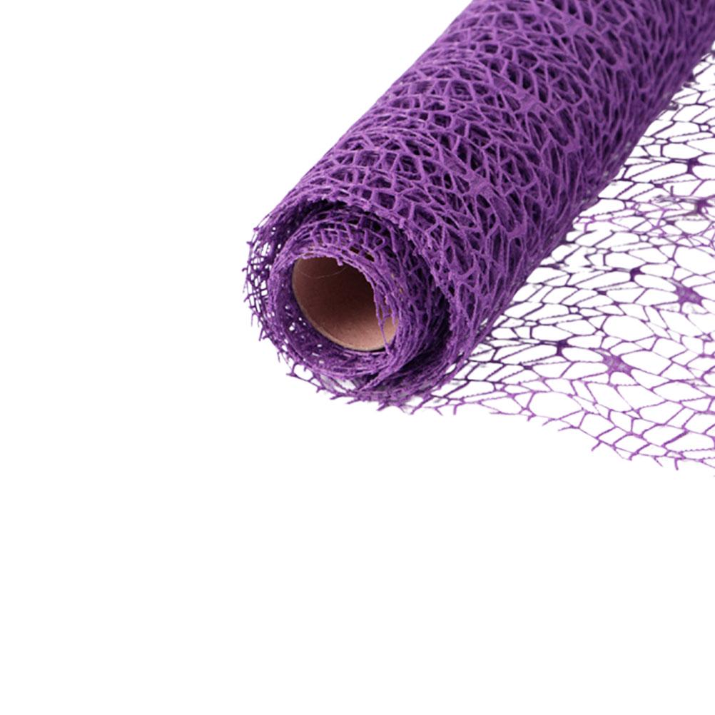 Bright Color Jacquard Net Gauze Roll DIY Craft Wedding Gift Wrapping Party Decor Kindergarten Project Gem Blue