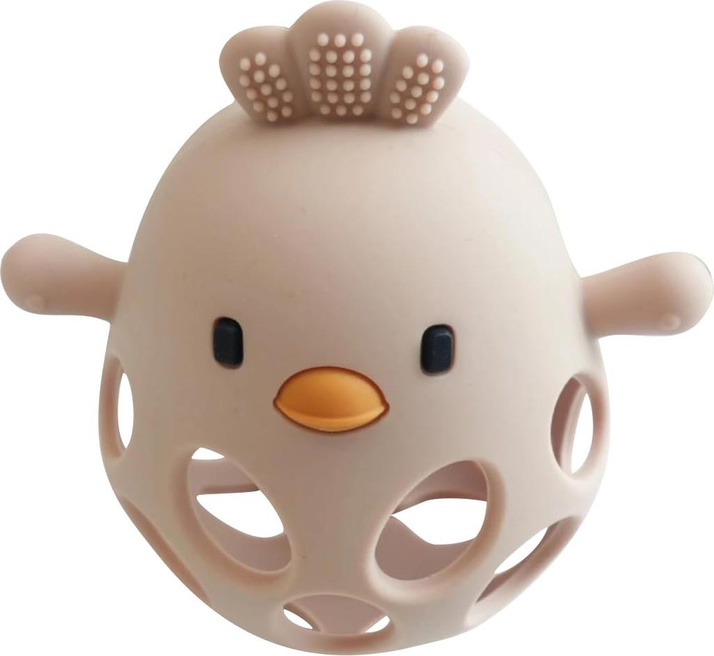 Fika Supervised by Nursery Teacher Mom Silicone Kokko Ball Educational Toy First Toy Pink Kobe's