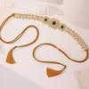 A52E Moroccan Waist Chain Belly Chain Belt Ethnic Wedding Belt Belly Chain for Dress