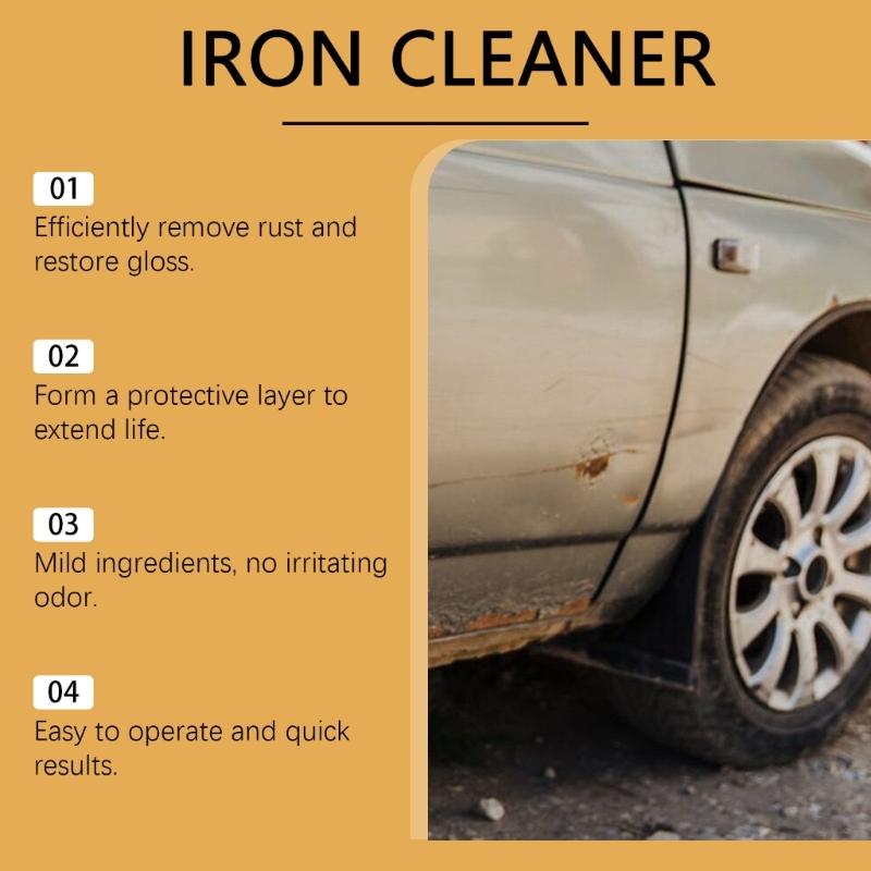 Rust Removal Sprayer For Metal Surfaces 120ml Fast Acting Rust Dissolver Eliminate And Protective Coating For Auto Parts