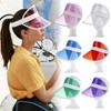 Flexible Transparent Sun Visor Hat Sun-Proof Sun Cap Hot Sale Sunshade Hat  Unisex