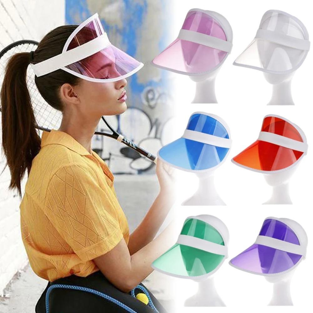 

Sun-Proof Transparent Sun Visor Hat Flexible Sun Cap Fashion Baseball Hat Unisex