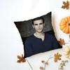SStefan Salvatore Cushion Cover Washable Linen Pillowcase Soft  for Daily Sofa Bed Home Room Decor
