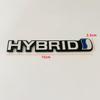 3D Metal HYBRID Rear Trunk Side Fender Emblem Badge Sticker Decals For Hybrid Synergy Drive Prius Camry Rav4 Crown Auris