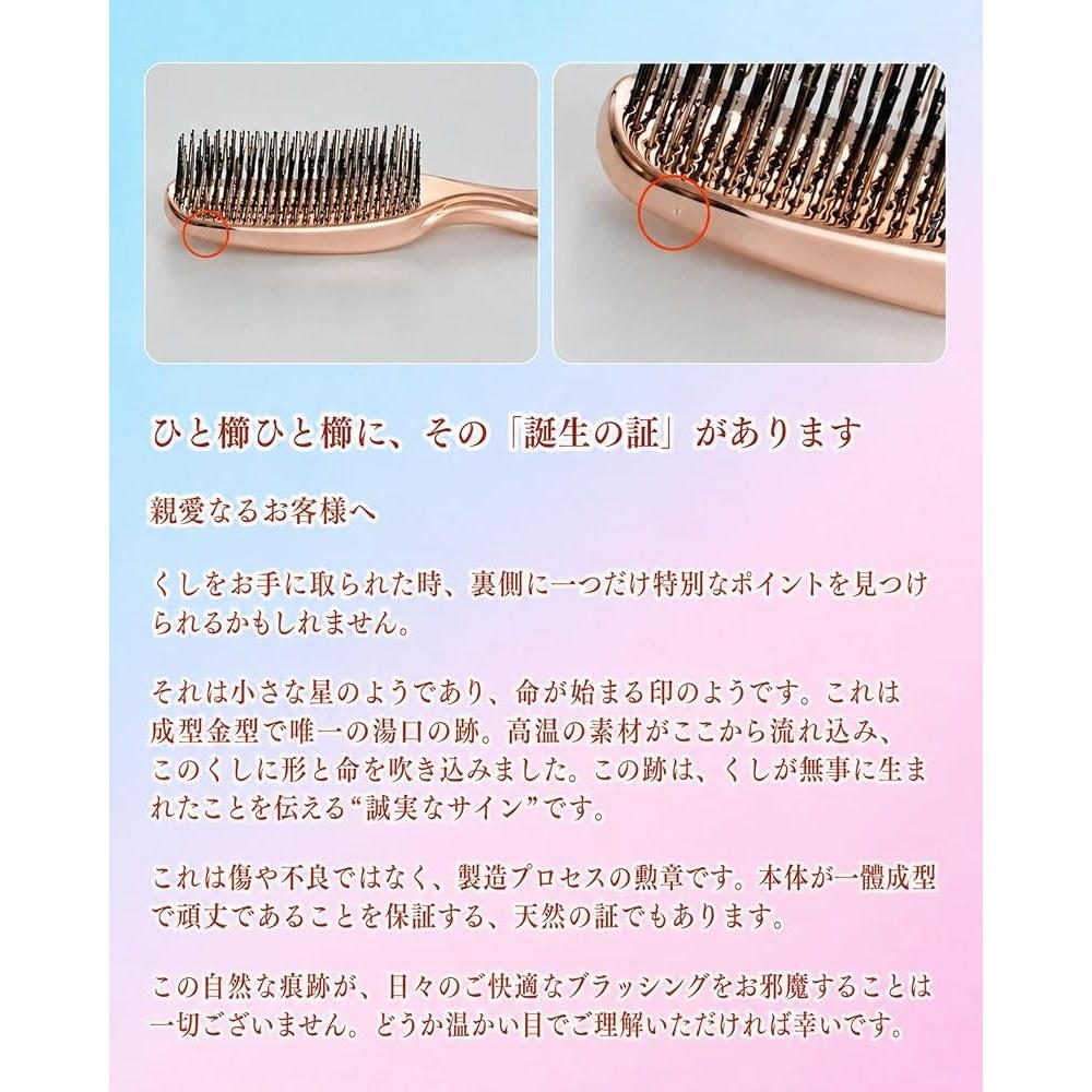 Starforest Scalp Care Wet Brush for Women - Anti-Static, Tangle-Free, Compact Hairbrush