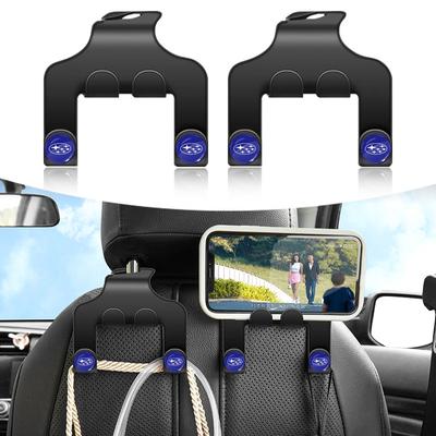 Car Seat Headrest Hook 4 Pack Hanger Storage Organizer Car Accessories For Impreza Legacy WRX STI BRZ XV WRC Forester Crosstrek Outback